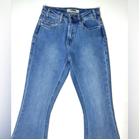 Rock & Roll Denim Women’s High Rise Flare Jeans Size- Waist 27 / Length 34 - Picture 2 of 12